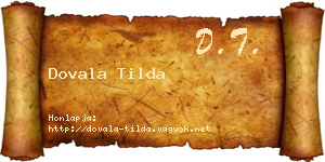 Dovala Tilda névjegykártya